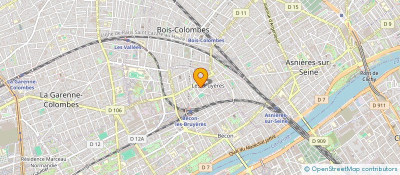 localisation de l'entreprise 6TER  ASNIERES-SUR-SEINE