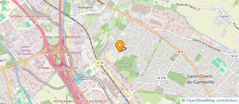 localisation de l'entreprise 6TM-2  SAINT-ORENS-DE-GAMEVILLE