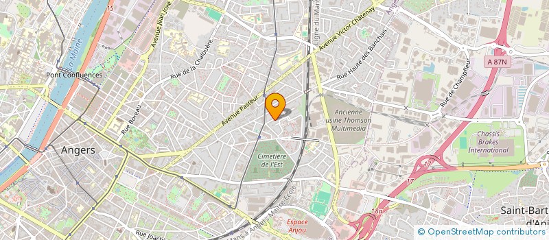 localisation de l'entreprise 6TM à ANGERS
