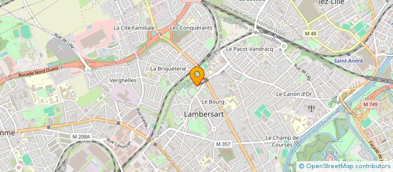 localisation de l'entreprise 6TMATIC à LAMBERSART