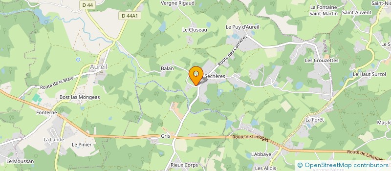 localisation de l'entreprise 6ZA  AUREIL