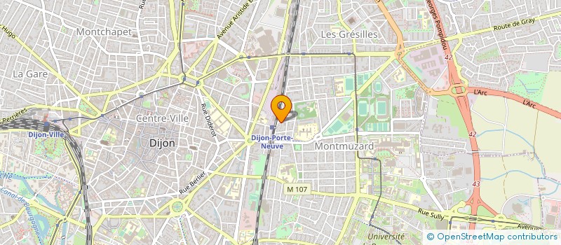 localisation de l'entreprise 7.11 SERRURERIE à DIJON