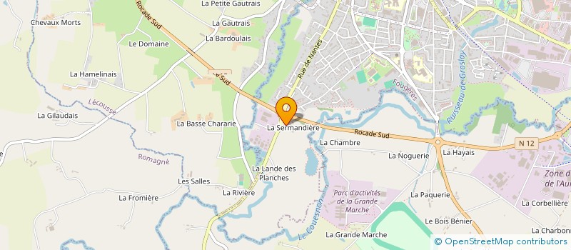 localisation de l'entreprise 7 A FR  FOUGERES