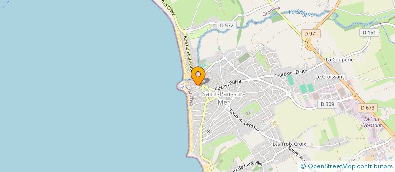 localisation de l'entreprise 7 A LA MAISON  SAINT-PAIR-SUR-MER