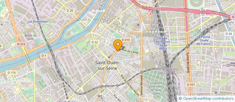 localisation de l'entreprise 7 A TABLE à SAINT-OUEN-SUR-SEINE