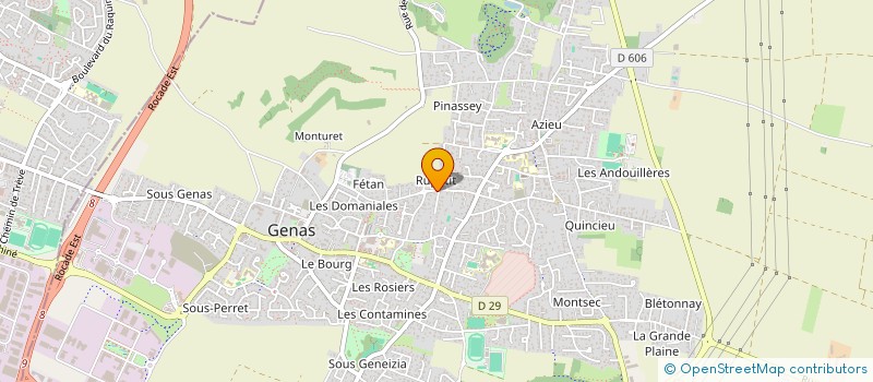 localisation de l'entreprise 7 AVENUE  GENAS