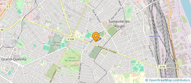 localisation de l'entreprise 7 AVRIL  SOTTEVILLE-LES-ROUEN