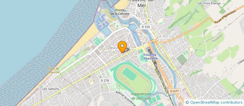 localisation de l'entreprise 7 BIS à DEAUVILLE