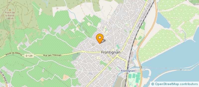 localisation de l'entreprise 7 CFCG à FRONTIGNAN