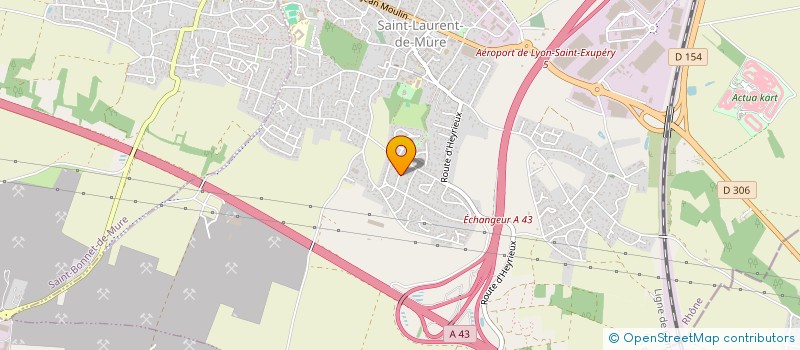 localisation de l'entreprise 7 CLAIR MATIN  SAINT-LAURENT-DE-MURE