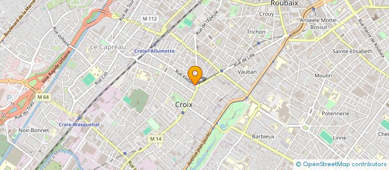 localisation de l'entreprise 7 CONSTANT à CROIX
