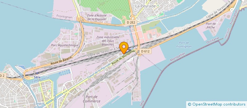 localisation de l'entreprise 7 DISTRIBUTION à SETE