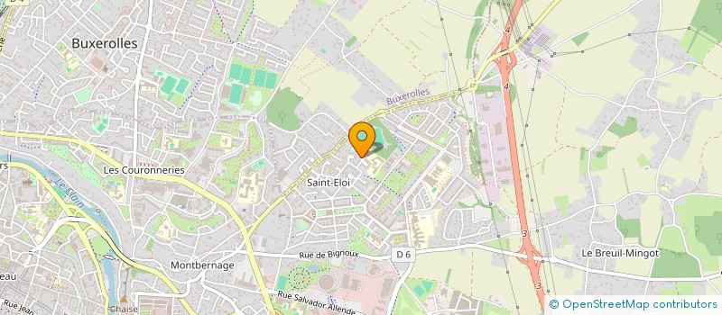 localisation de l'entreprise 7 ELORN  POITIERS