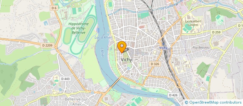 localisation de l'entreprise 7 EN CHOEUR à VICHY
