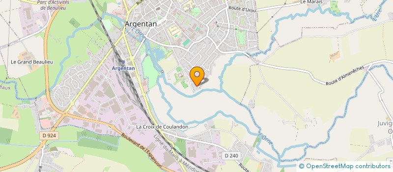 localisation de l'entreprise 7 ESPOIRS à ARGENTAN