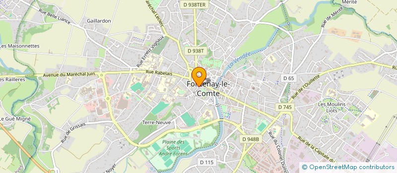 localisation de l'entreprise 7 ET 7BIS RUE DU PUITS ST MARTIN  FONTENAY-LE-COMTE