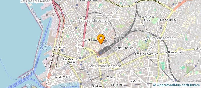 localisation de l'entreprise 7 ET 9 BD DESPLACE à MARSEILLE