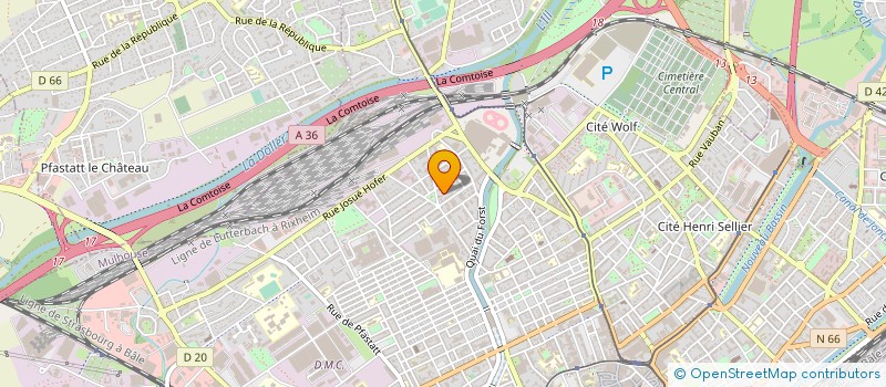 localisation de l'entreprise 7 ETOILES BOULANGERIE PATISSERIE SALON DE THE  MULHOUSE