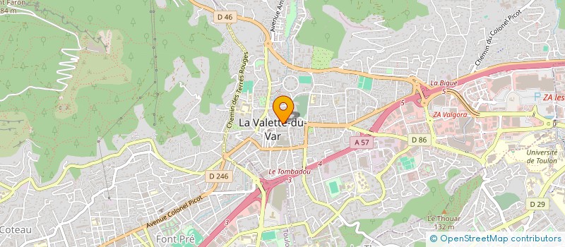 localisation de l'entreprise 7 EUROCOM à LA VALETTE-DU-VAR