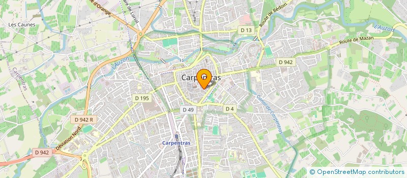 localisation de l'entreprise 7 F  CARPENTRAS