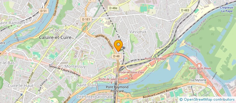 localisation de l'entreprise 7 G FINANCES à CALUIRE-ET-CUIRE