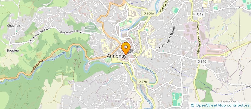 localisation de l'entreprise 7 ICI à ANNONAY
