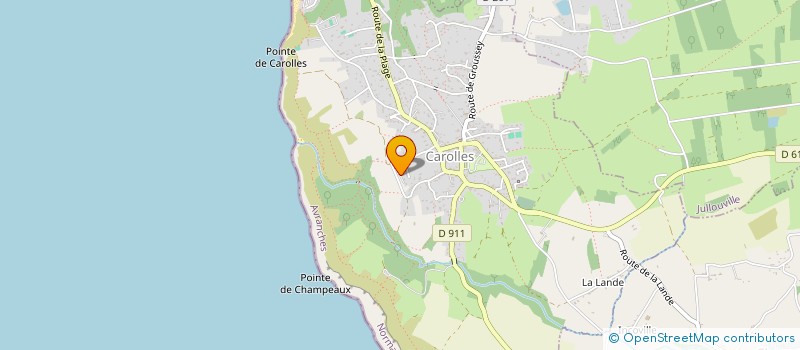 localisation de l'entreprise 7 IMPASSE DU LUDE  CAROLLES