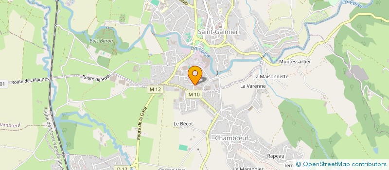 localisation de l'entreprise 7 LA RICHELANDE  SAINT-GALMIER