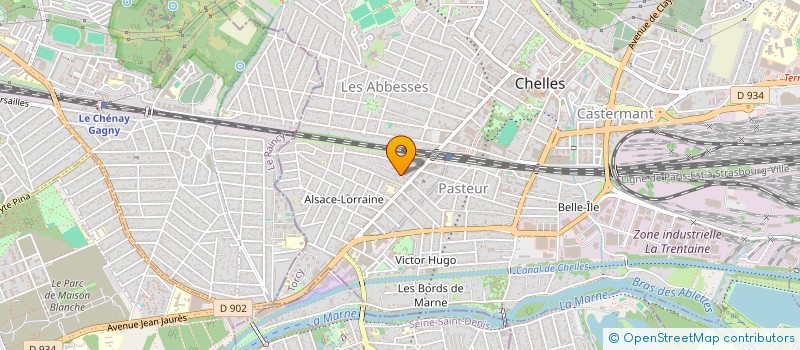 localisation de l'entreprise 7 NEV  CHELLES