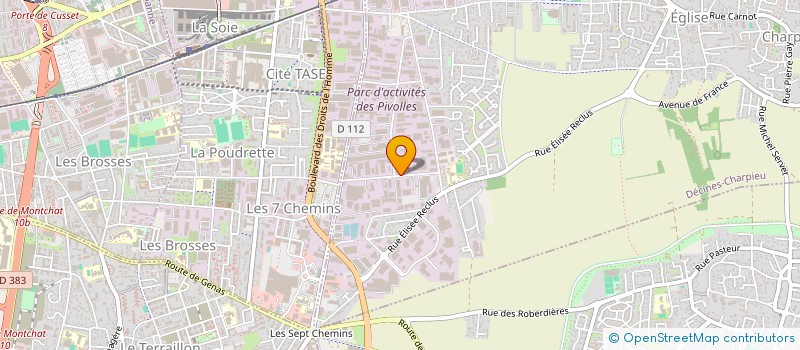 localisation de l'entreprise 7'OKLEAN  DECINES-CHARPIEU