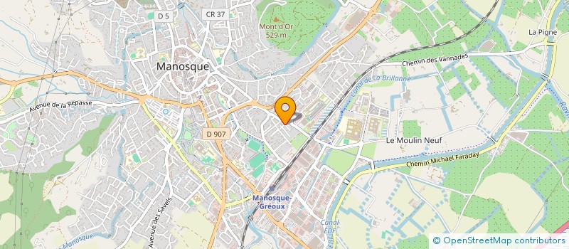 localisation de l'entreprise 7 ORTHO à MANOSQUE