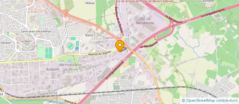 localisation de l'entreprise 7 PRETS DIAGNOSTICS IMMOBILIERS à VILLENEUVE-LES-BEZIERS