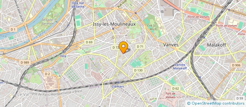 localisation de l'entreprise 7 RMP à ISSY-LES-MOULINEAUX
