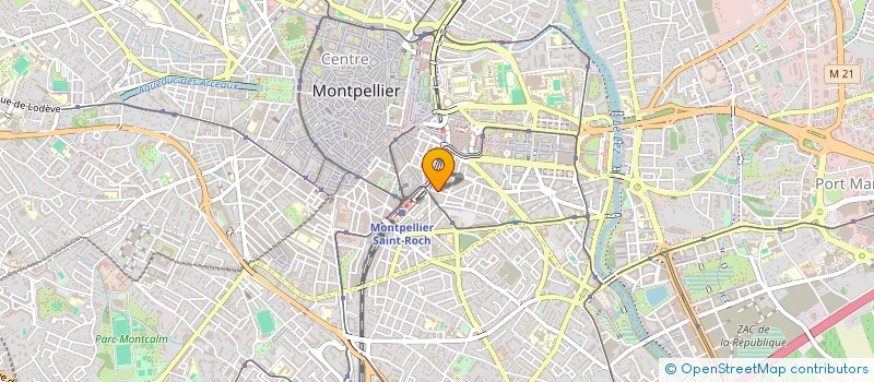 localisation de l'entreprise 7 RUE DE LA MEDITERRANEE à MONTPELLIER