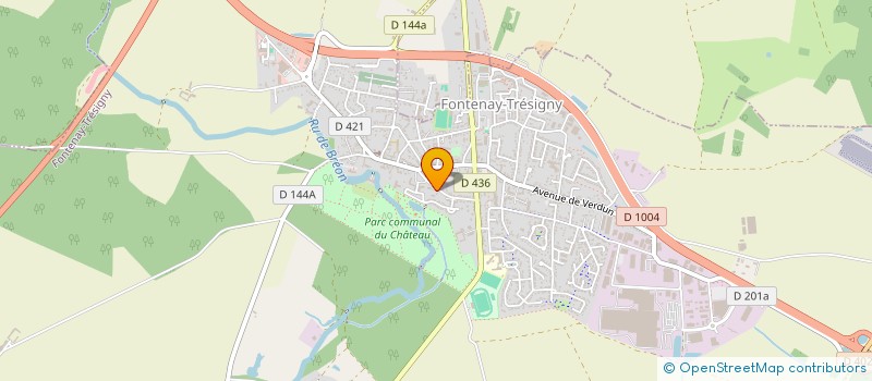 localisation de l'entreprise 7 RUE DE LA POTERNE  FONTENAY-TRESIGNY