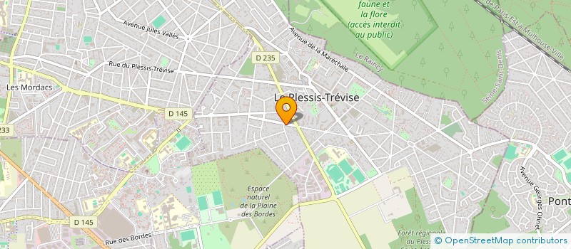 localisation de l'entreprise 7 RUE GUY MOCQUET à LE PLESSIS-TREVISE