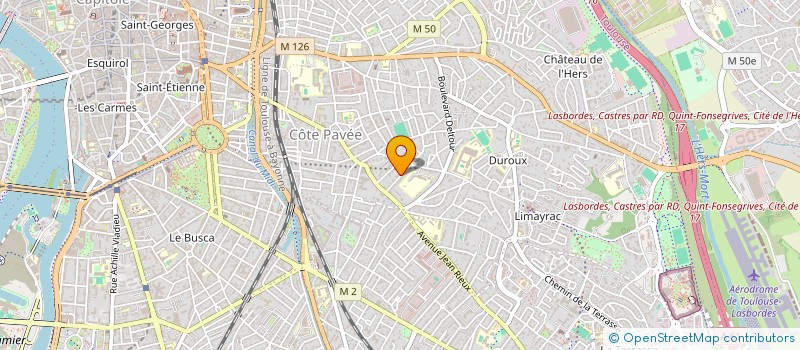 localisation de l'entreprise 7 RUE LOUISON BOBET  TOULOUSE