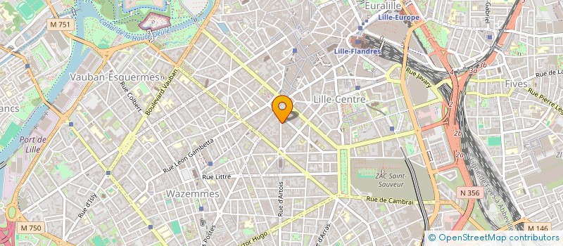 localisation de l'entreprise 7 RUE NICOLAS LEBLANC à LILLE