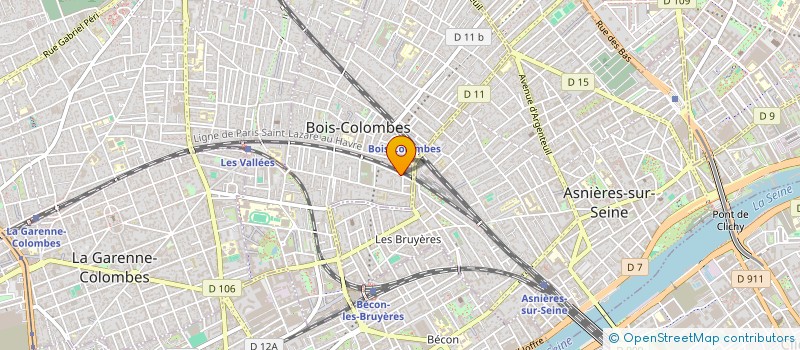 localisation de l'entreprise 7 SEVEN NETTOYAGE à BOIS-COLOMBES