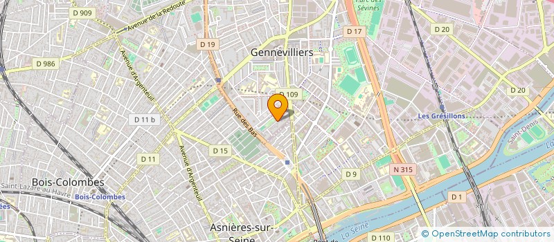 localisation de l'entreprise 7 SPINEDI à GENNEVILLIERS