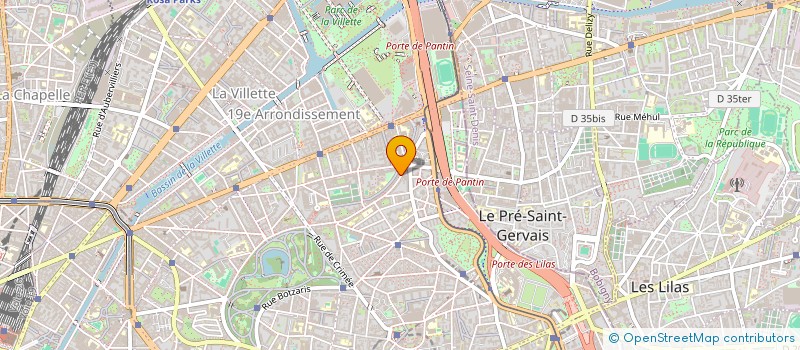 localisation de l'entreprise 7 STARS  PARIS