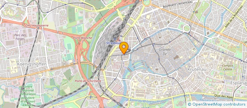 localisation de l'entreprise 7 TOURS SARL 7 MERVEILLES DU MONDE à STRASBOURG