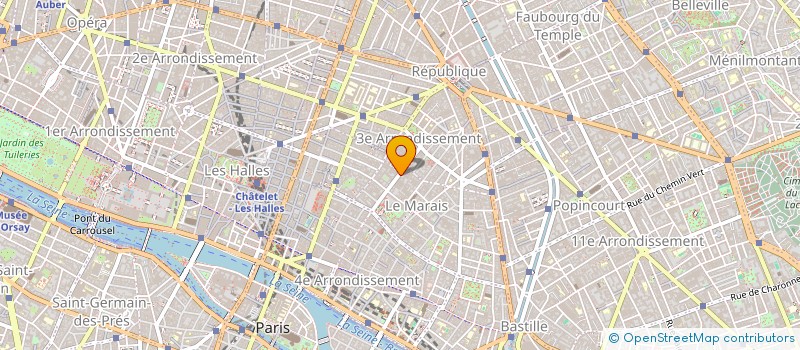 localisation de l'entreprise 70 RUE DES ARCHIVES  PARIS