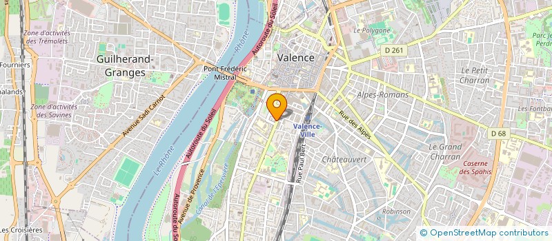 localisation de l'entreprise 70VH à VALENCE