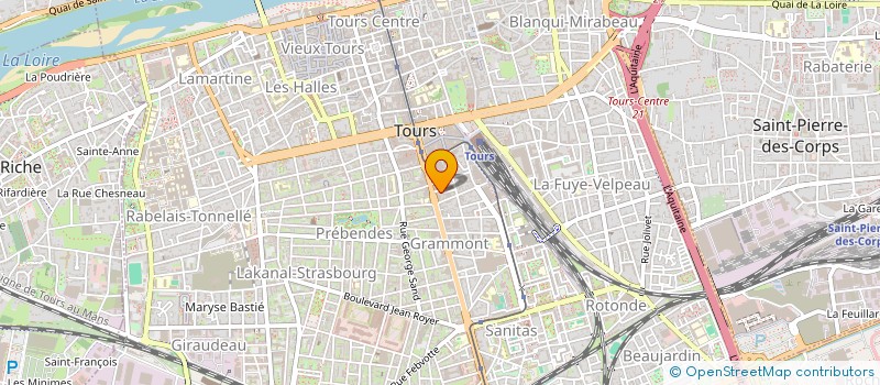 localisation de l'entreprise 71 METZ  TOURS