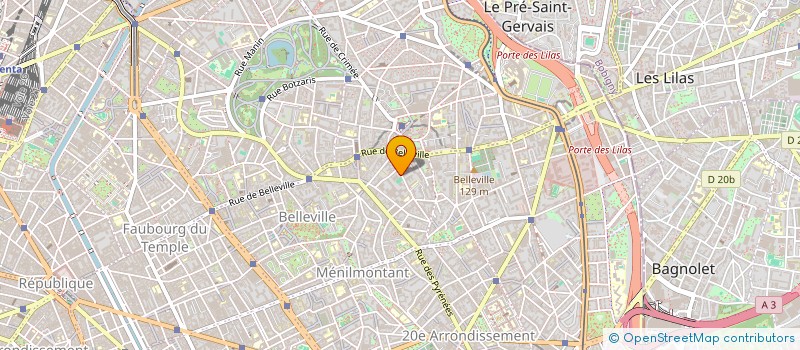 localisation de l'entreprise 71 ORFILA  PARIS