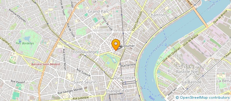 localisation de l'entreprise 71 RUE DU DOME  BORDEAUX