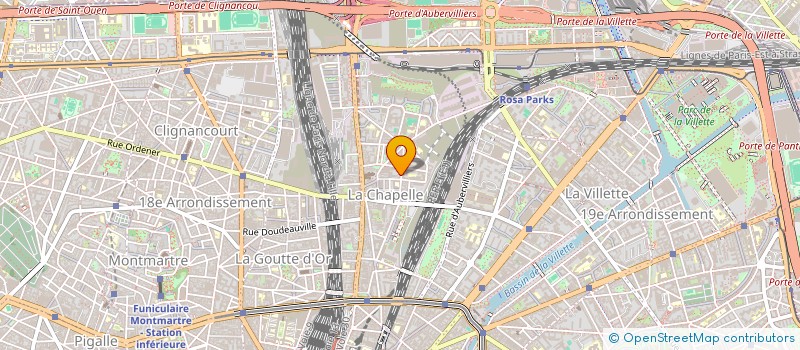 localisation de l'entreprise 71 RUE PAJOL 75018  PARIS