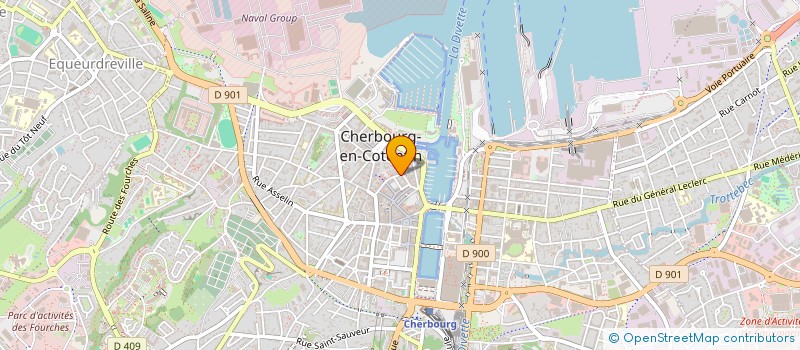 localisation de l'entreprise 713 BLE  CHERBOURG-EN-COTENTIN