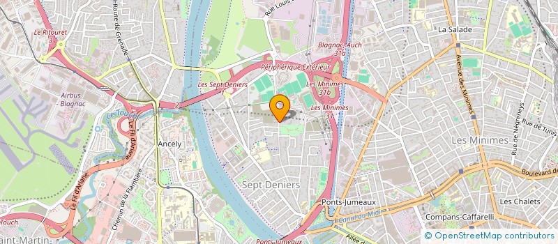localisation de l'entreprise 72 CHE DES 7 DENIERS à TOULOUSE